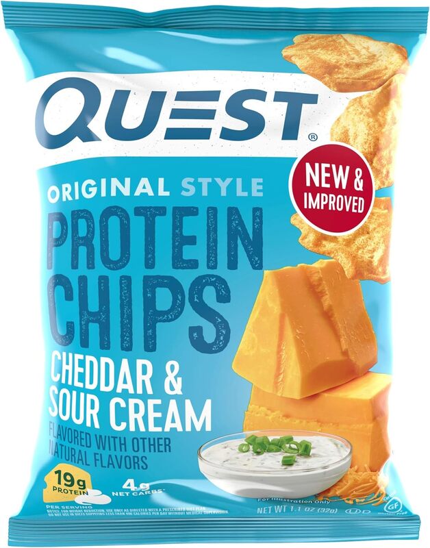 Quest Tortilla Chips Cheddar & Sour Cream 1x8